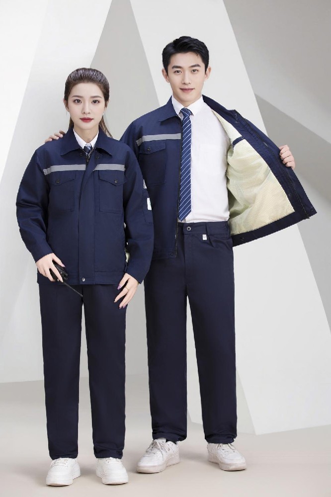 防静电长袖双层夹克衫工作服员工服