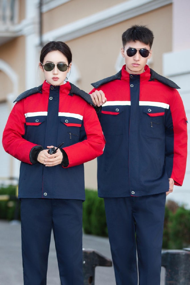 新款主推四色新款拼肩小拉链防静电棉衣棉服棉袄