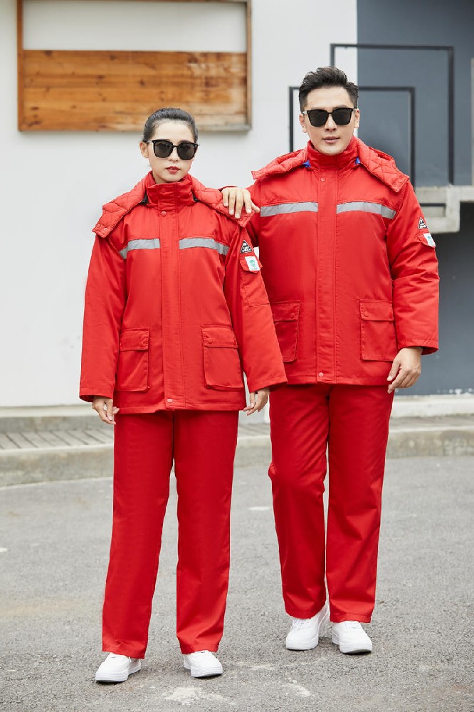 爆款主推四色立体兜棉袄防静电棉衣