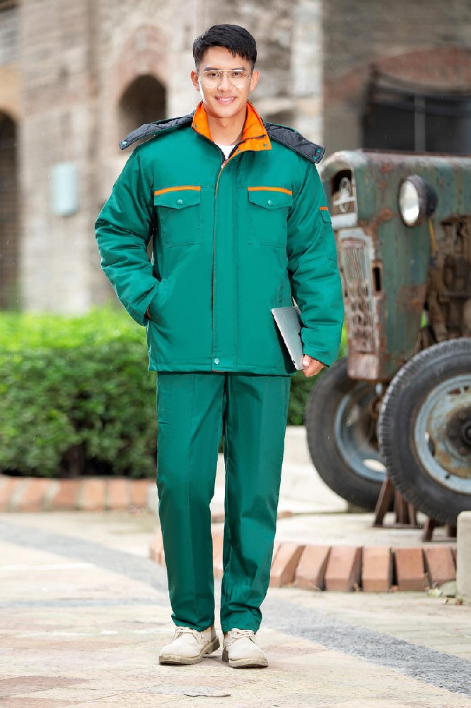 冬季环卫棉衣棉服园林一色三开棉袄
